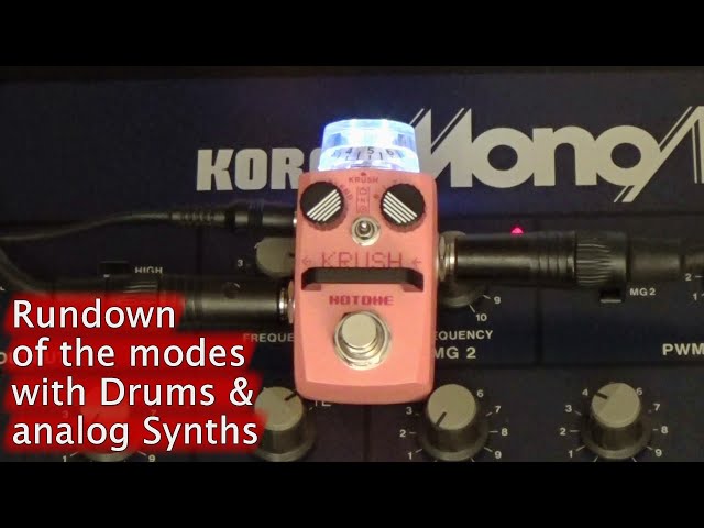 ギター Hotone Krush Amazon.com: Hotone Krush Bitcrusher Sampler Guitar Effects