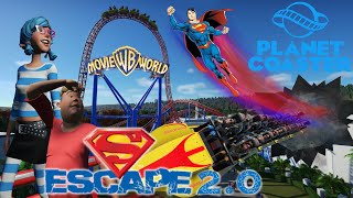 Superman Escape 2.0 | Planet Coaster screenshot 4