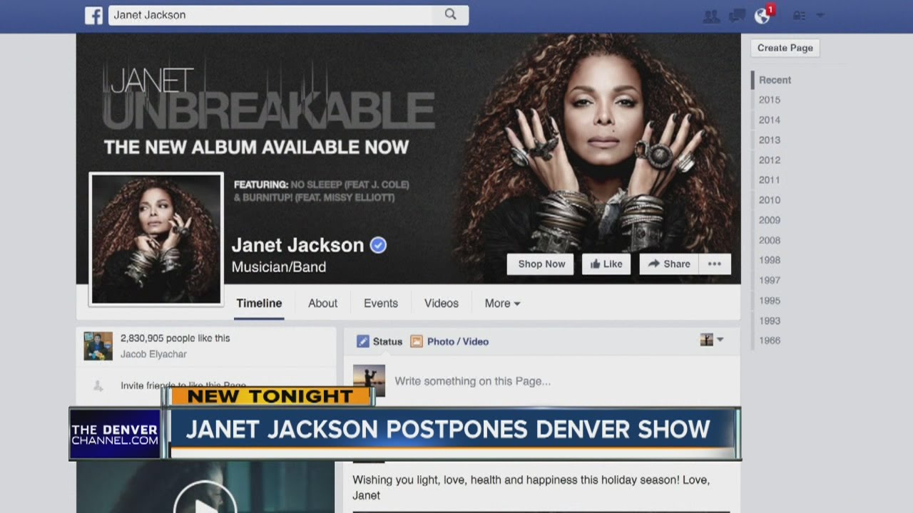 Jackson postpones Denver show YouTube
