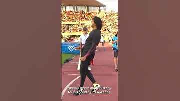 Neeraj Chopra making history for India 🇮🇳 in the #DiamondLeague 💎 #shorts
