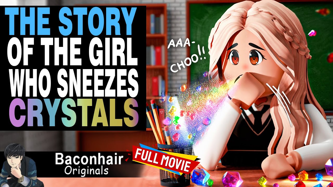 The Story Of A Poor Girl Who Sneezes Crystals, FULL MOVIE | roblox brookhaven 🏡rp