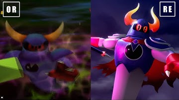 PAC-MAN World 2 Re-Pac All Bosses comparison ORIGINAL vs REMAKE 4K