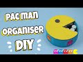 Pac Man organiser //how to make organiser from cardboard