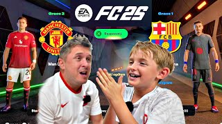 MATCH WITH DAD AT FC25 Manchester United F.C. vs FC Barcelona screenshot 2