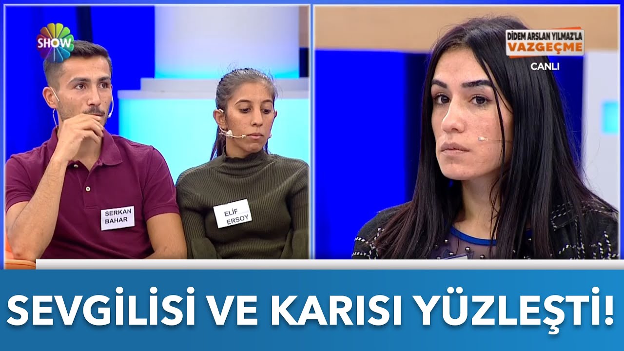 Serkan'ın sevgilisi ve eşi canlı yayında yüzleşti! | Didem Arslan Yılmaz'la Vazgeçme | 15.10.2021