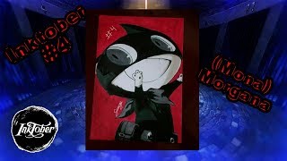 Speed Drawing - Mona | Morgana (Inktober #4) Persona 5