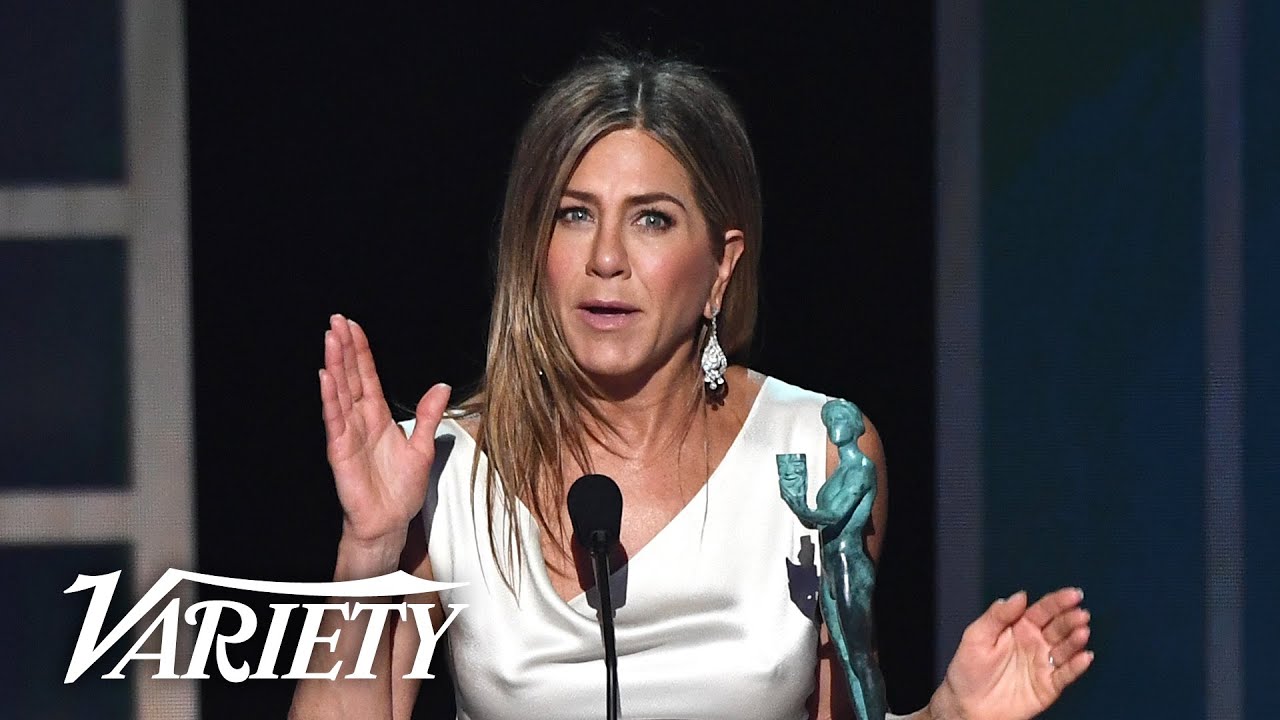 Jennifer Aniston Shouts Out Adam Sandler in SAG Awards Speech YouTube