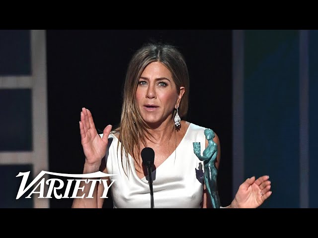 Jennifer Aniston Calls Out Adam Sandler in SAG Awards Speech