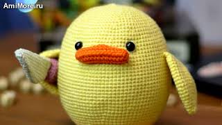 Амигуруми: схема Злая уточка | Игрушки вязаные крючком - Free crochet patterns.