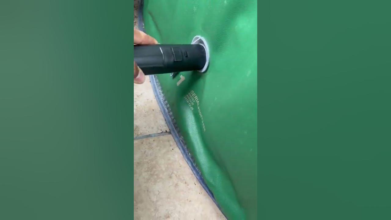How To Inflate Coleman Inflatable Hot Tub - YouTube
