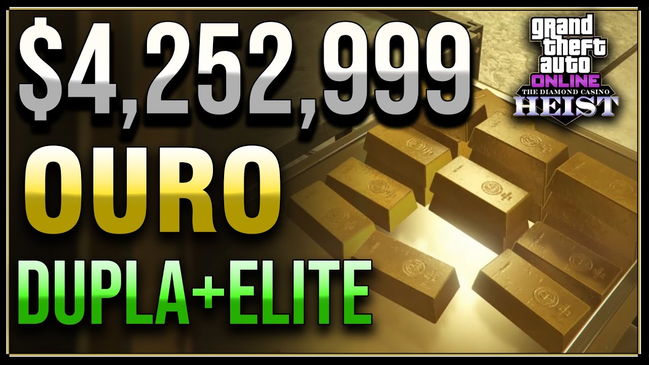 Ouro $4,252,999 em Dupla Heist do Casino - GTA Online