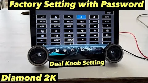 Diamond 2K Knob Settings & Factory Settings | Available For All Car