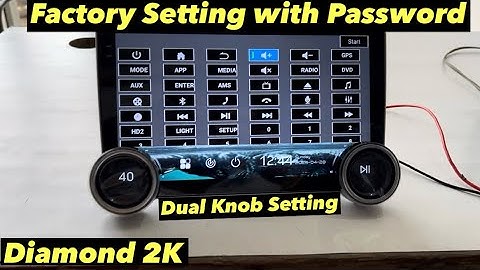 Diamond 2K Knob Settings & Factory Settings | Available For All Car