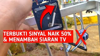 CARA MENGATASI SINYAL TV DIGITAL LEMAH ‼️ NAIK 50%