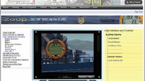 Suunto Zoop Online Specialty Class