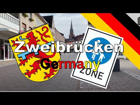 Zweibrücken Fußgängerzone  | Germany | Walking in a Pedestrian Zone ASMR 步行區