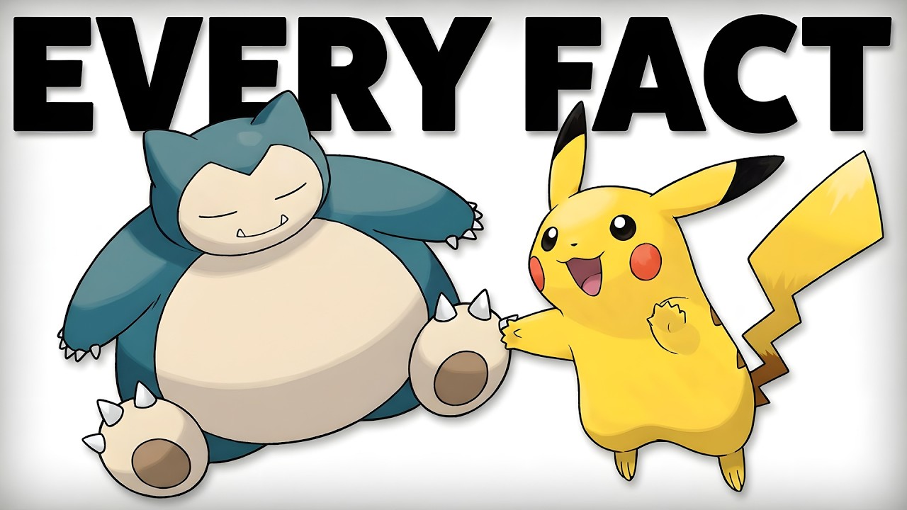 Every Pokémon Fact Explained in 8 Hours - YouTube