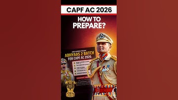 Capf assistant commandant preparation | UPSC capf AC 2026 | CAPF Classroom | CAPF AC #capf #upsc 🇮🇳