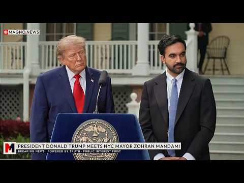 🇺🇸 President Trump and 'Commie' Mamdani Take Questions at New York City Mayor's Gracie Mansion