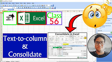 Day 56 - Text-to-column & Consolidate | Microsoft Excel 2003 | Tiger Army | 2022