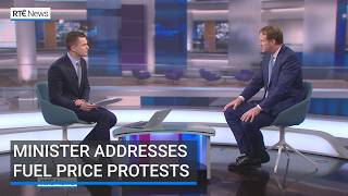 Thumbnail for O'Callaghan says protests damaging interests of Irish people | RTÉ News