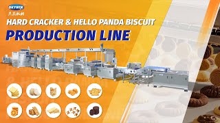 Fully Automatic Hard and soft biscuit production line for capacity 1500kg per hour +86 13726346468