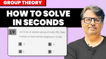 How to find Normal Subgroup of a Group?  | Quick Solutions by GP Sir