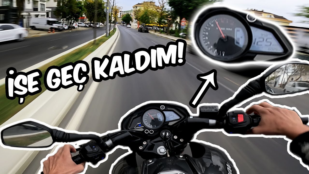 İŞE GEÇ KALDIM! | Ns200 Şehir İçi Gazlama