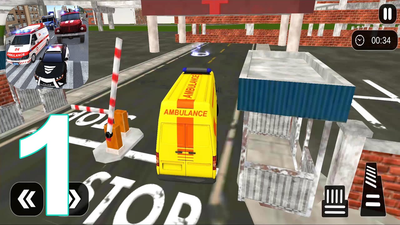 Emergency Rescue Mission City 911 Simulator Gameplay Walkthrough Part 1 (IOS/Android)