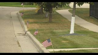 West Fargo man honors veterans with 200 American flags