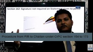 Procedure from FIR to Challan under section 154 to 173 CrPC in Hindi/Urdu