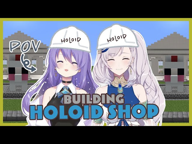 【Minecraft】Building holoID Shop【PavoNova】のサムネイル