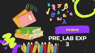 PRE-LAB EXPERIMENT 3