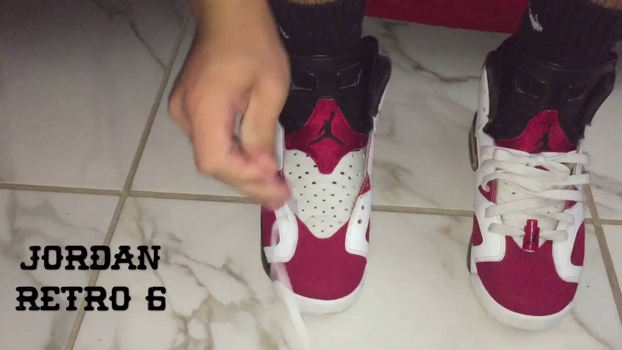 Jordan Retro 6 Lace Up & On Feet Review