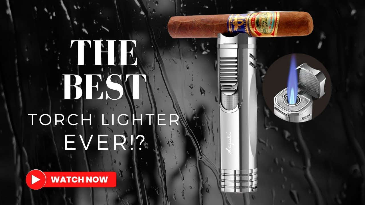 LAFULI Cigar Torch Lighter Review/ Cigar Punch, Cigar Draw Enhancer, Cigar Holder, All-in-one!