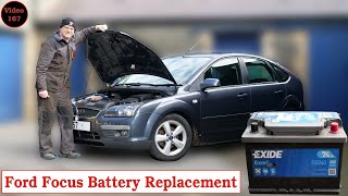 Ford Focus Car Battery replacement on 2007 Mk2   & Bringing a DEAD battery back to life again !!!