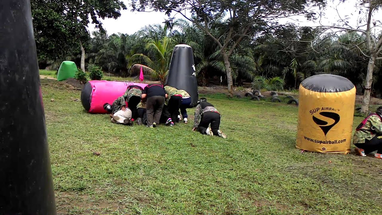 Team Building War Game TROY Paintball YouTube