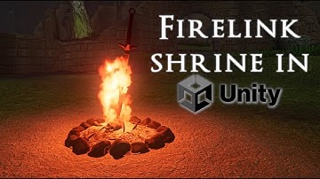 I Recreated Firelink Shrine in Unity! - Speed level design #gamedev #gamedevelopment  #unity