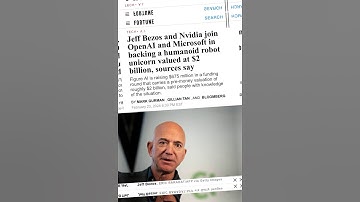 Jeff Bezos and Nvidia join OpenAI and Microsoft in backing a humanoid robot for Figure AI #ai