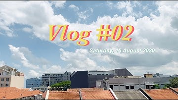 Vlog 2nd, 싱가포르 일상, 노오븐티라미수 만들기/ 바차커피/새우알리오올리오/집콕