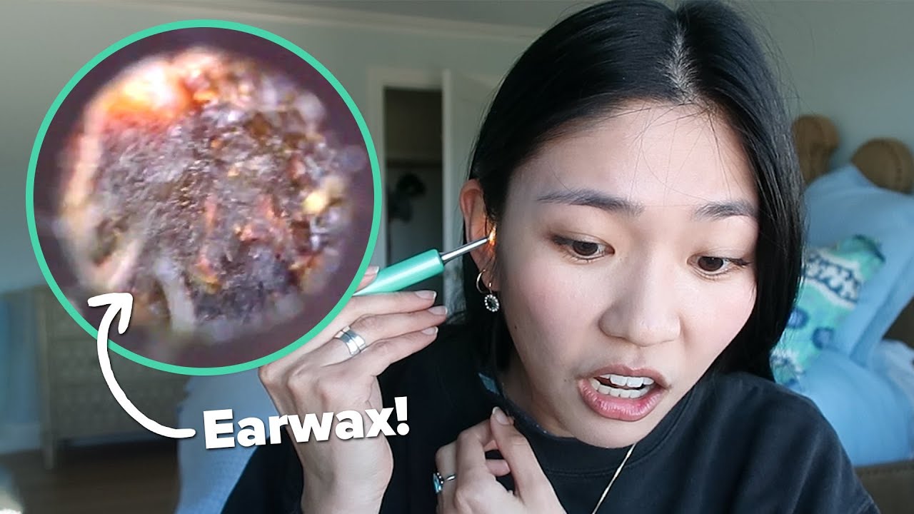 We Used An Earwax Cleaning Camera For The First Time - YouTube