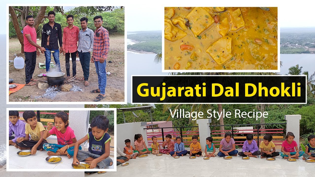 Village Style Kathiyawadi Gujarati Dal Dhokli Recipe | Village Rasoi
