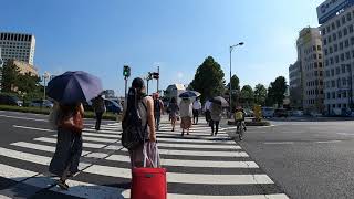 Yotsuya Comore Tower To Yotsuya Station M12 Tokyo Afternoon Walk Japan 4K Asmr