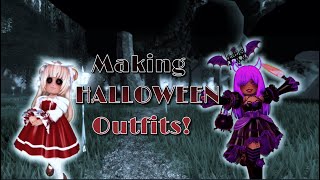Making Halloween outfits in Royale High Royale High