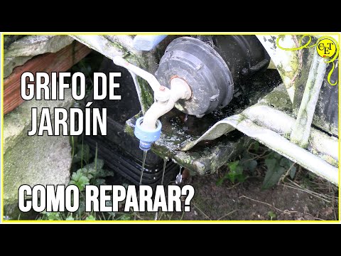 Reparar grifo de jardin que pierde agua