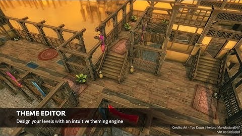 Unity Asset Store Pack - Procedural dungeon map generator (Download link in description)