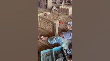 Cách bác thợ làm chân bàn gỗ đẹp #shorts