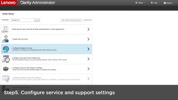 How to configure Lenovo XClarity Administrator for the first time
