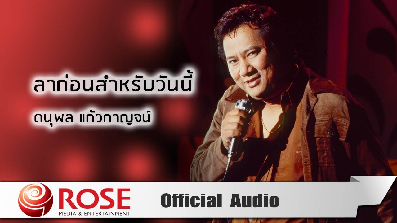 ปกเพลง ลาก่อนสำหรับวันนี้ (Audio) — CHAE DANUPOL KAEWKANJAN