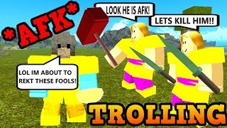 Afk Trolling In Booga Booga Roblox Booga Booga Suggestion - 